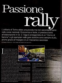 Recensione della Fiat 127 Rally Gr.2 di Automobilismo d'Epoca - Agosto 2011